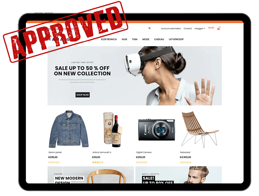 Goedgekeurde webshop na de Shoptrader APK Check