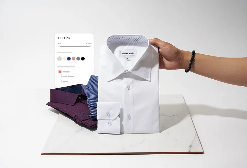 Artikelvarianten in designs, kleuren en maten met eigen voorraad per variant