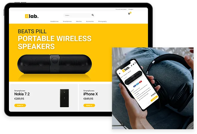 Ervaren online ondernemer beheert webshops met Shoptrader