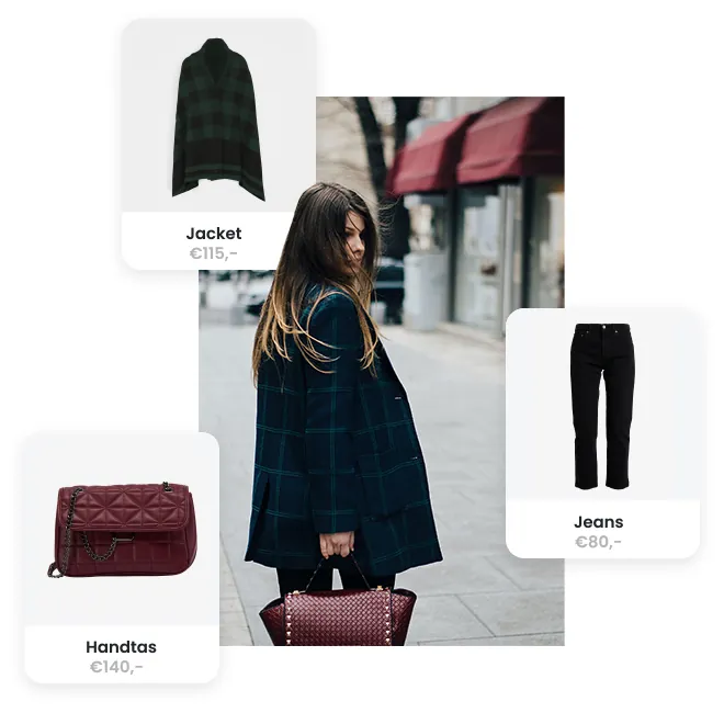 Shop the Look functionaliteit waarmee klanten een complete set kopen