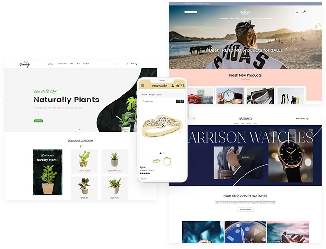 Professionele responsive templates voor iedere branche
