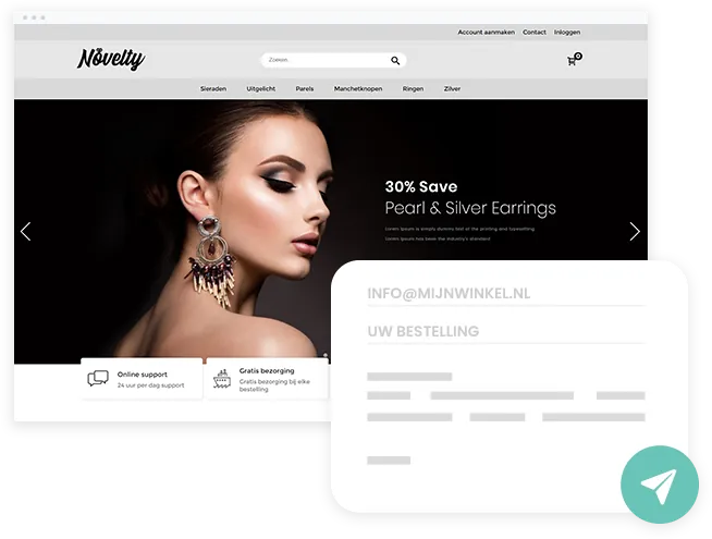 Domeinbeheer en e-mailfaciliteiten naast je webshop
