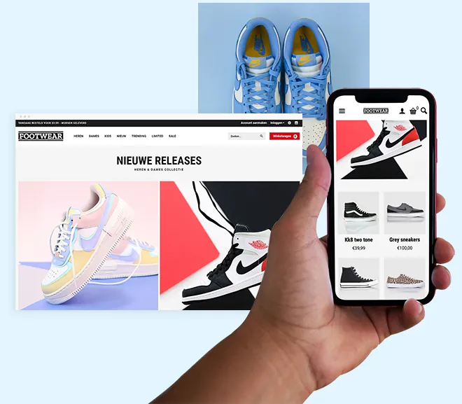 Ondernemer start een eigen webwinkel met Shoptrader